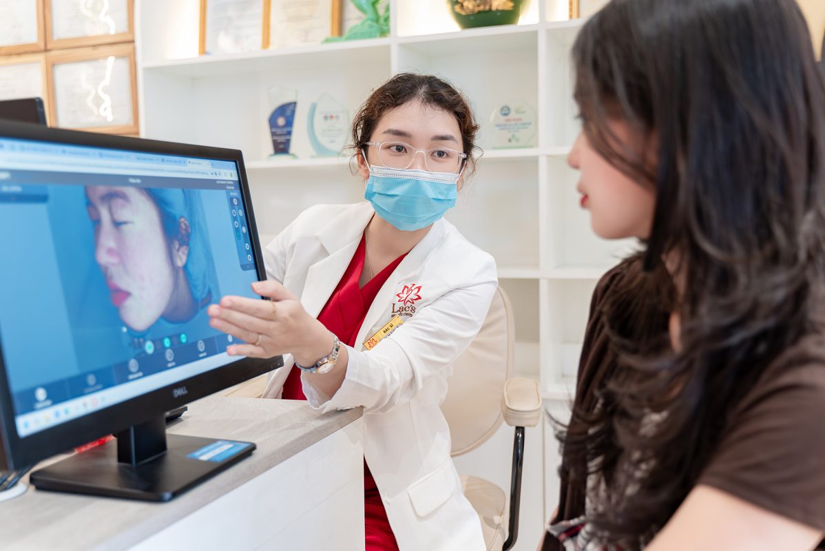 Quy trình BÓC TÁCH SẸO BẰNG KHÍ CO2 tại lạc's beauty center